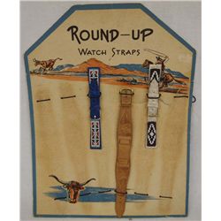 1950's Round Up Watch Strap Display Board