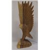 Image 1 : Hand Carved Wood Eagle Sculpture