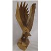Image 3 : Hand Carved Wood Eagle Sculpture