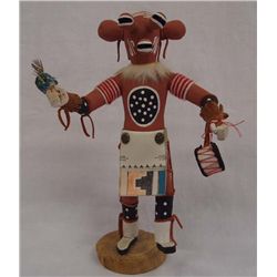 1990 Navajo Mudhead Kachina by James Benally