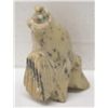 Image 1 : Zuni Carved Howling Wolf Fetish, Turquoise Eyes