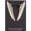 Image 1 : Navajo Sterling Onyx Earrings