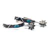 Image 1 : Navajo Sterling Silver & Turquoise Show Spurs 210g