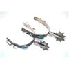 Image 2 : Navajo Sterling Silver & Turquoise Show Spurs 210g