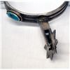 Image 3 : Navajo Sterling Silver & Turquoise Show Spurs 210g