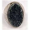 Image 1 : Navajo Sterling Manassa Turquoise Ring Sz 12.5