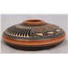 Image 1 : Navajo Polychrome Miniature Pottery Bowl - Crank