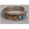 Image 2 : Navajo Sterling Bisbee Turquoise Bracelet - D Okee