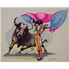 Image 2 : 4 Original Bull Fighting Paintings by Tovar