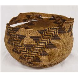 Vintage Karok Basketry Bowl