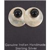 Image 2 : 4 Pairs of Navajo Sterling Earrings, 1 by Becenti