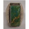 Image 1 : Navajo Sterling Turquoise Ring by Annie Chapo, S11