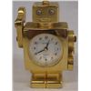 Image 2 : Miniature Metal Robot Clock