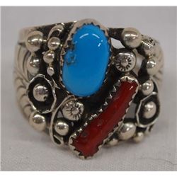 Navajo Sterling Silver Ring by Leonard Maloney