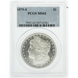 1879-S PCGS MS63 Morgan Silver Dollar Coin