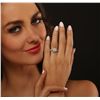 Image 1 : 14KT White Gold 1.00ctw Diamond Ring