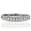 Image 3 : 18KT White Gold 1.43ctw Diamond Bangle Bracelet