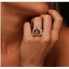 Image 1 : 14KT White Gold 7.85ct Morganite and Diamond Ring