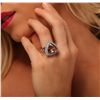 Image 5 : 14KT White Gold 7.85ct Morganite and Diamond Ring