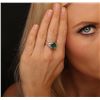 Image 5 : 14KT White Gold 3.01ct Emerald and Diamond Ring