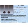 Image 8 : 18KT White Gold 5.87ctw Black Diamond Earrings