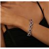 Image 5 : 14KT White Gold 10.89ctw Ruby and Diamond Bracelet