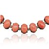 Image 3 : 14KT Yellow Gold 78.52ctw Coral and Diamond Necklace