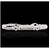 Image 3 : 18KT White Gold 0.40ctw Diamond Bracelet