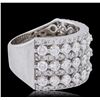 Image 4 : 14KT White Gold 2.59ctw Diamond Ring