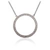 Image 3 : 18KT White Gold 1.35ctw Diamond Pendant With Chain