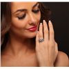 Image 5 : 14KT White Gold 2.14ct Aquamarine and Diamond Ring