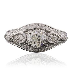 18KT White Gold 2.19ctw Diamond Ring