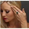 Image 5 : 14KT Yellow Gold 4.43ct Emerald and Diamond Ring