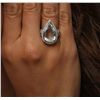 Image 6 : 14KT Two-Tone Gold 8.92ct Aquamarine and Diamond Ring