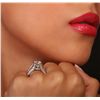 Image 5 : Platinum 2.93ctw Diamond Ring