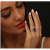 Image 5 : 14KT White Gold 4.77ct Tanzanite and Diamond Ring