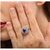 Image 5 : 14KT White Gold 2.01ct Tanzanite and Diamond Ring