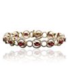 Image 3 : 14KT Yellow Gold 6.24ctw Ruby and Diamond Bracelet