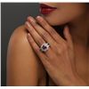 Image 6 : 14KT White Gold 3.81ct Chrysoberyl and Diamond Ring