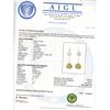 Image 6 : 18KT White Gold 12.51ctw Peridot and Diamond Earrings