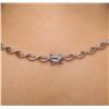 Image 6 : 14KT White Gold 27.20ctw Tanzanite and Diamond Necklace