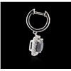 Image 4 : 14KT White Gold 5.18ctw Black Diamond Earrings