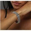 Image 5 : 14KT White Gold 9.72ctw Diamond Bracelet