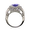 Image 6 : 14KT White Gold 5.47ct Tanzanite and Diamond Ring