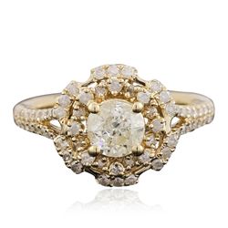 14KT Yellow Gold 1.44ctw Diamond Ring
