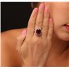 Image 5 : 14KT White Gold 13.43ct Ruby and Diamond Ring