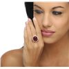 Image 5 : 14KT Yellow Gold 17.62ct Ruby and Diamond Ring