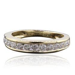 14KT Yellow Gold 0.78ctw Diamond Band Ring