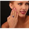 Image 3 : 14KT White Gold 3.45ct Tanzanite and Diamond Ring