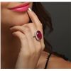 Image 5 : 14KT Two-Tone Gold 14.83ct Ruby and Diamond Ring